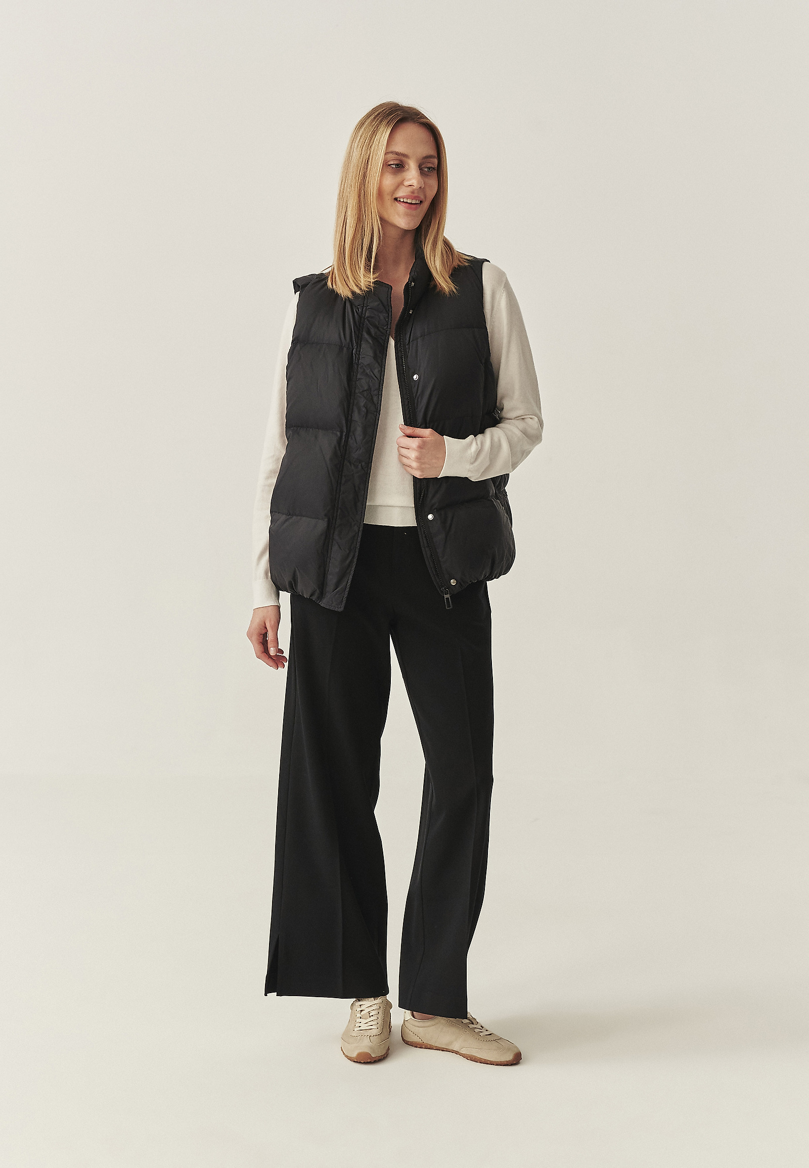 ELASTIC BÉLÉSSEL RENDELKEZŐ LEDER KABÁT - SAWA ELASTIC BÉLÉSSEL RENDELKEZŐ LEDER KABÁT - SAWA FEKETE 114997