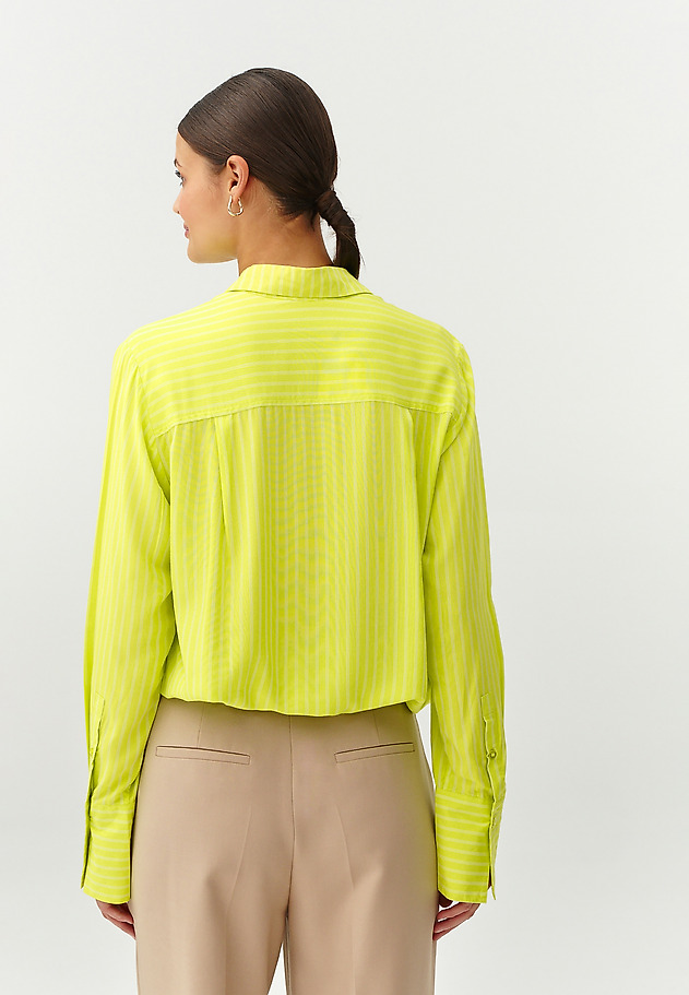 LADIES’ STRIPED TUNIC SHIRT - MALIBU 1 LADIES’ STRIPED TUNIC SHIRT - MALIBU 1 ZIELONY 4