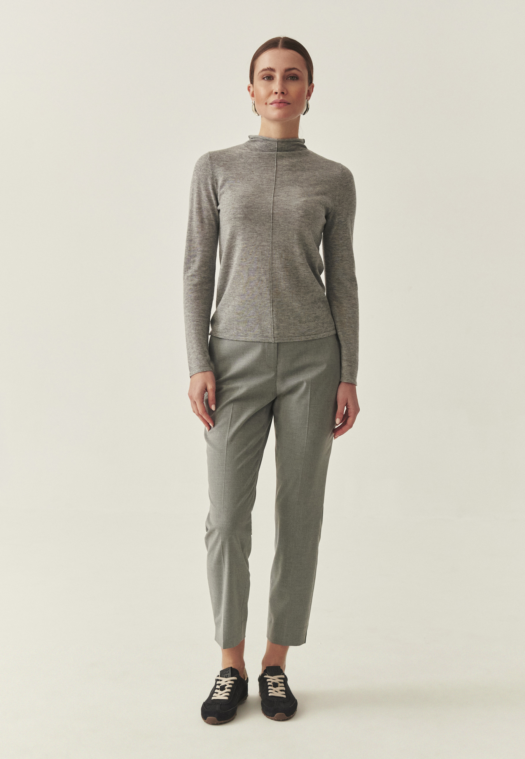 GARNITUROWE SPODNIE - KOLIA 5 SZARY 2