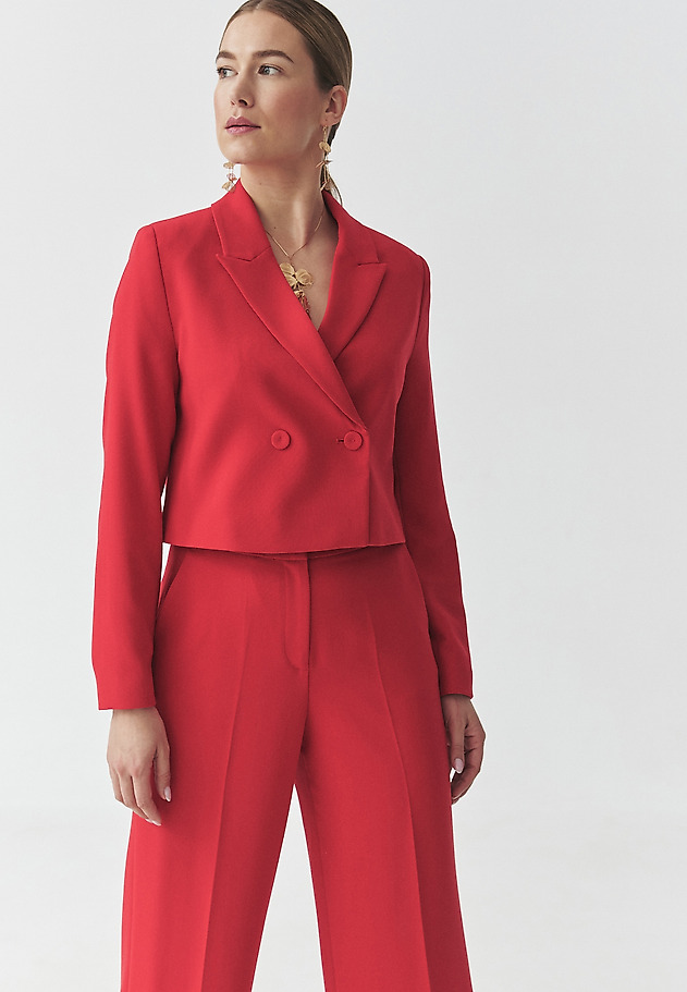 SHORT BLAZER — RENETAKIA SHORT BLAZER — RENETAKIA CZERWONY 1