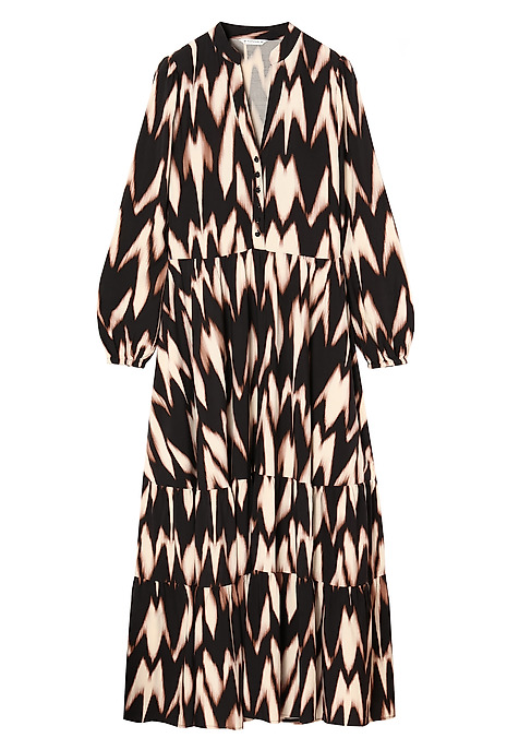 MAXI FRILLED DRESS SOFI MULTICOLOR 2