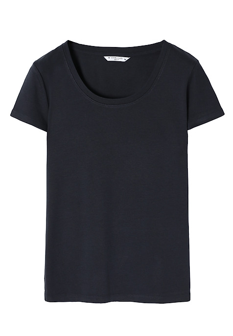 FITTED LADIES’ COTTON T-SHIRT - ANTONINA NAVY BLUE 2
