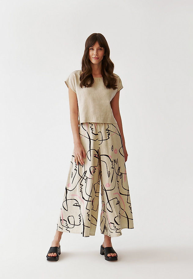 LADIES’ WIDE LEG TROUSERS - OKLIMA 2 LADIES’ WIDE LEG TROUSERS - OKLIMA 2 MULTICOLOR 1