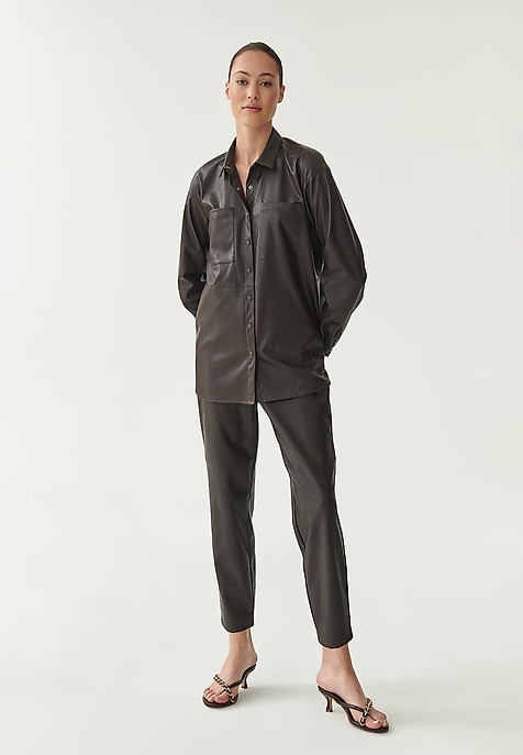 LADIES' SHIRT MIGUELA BROWN 2