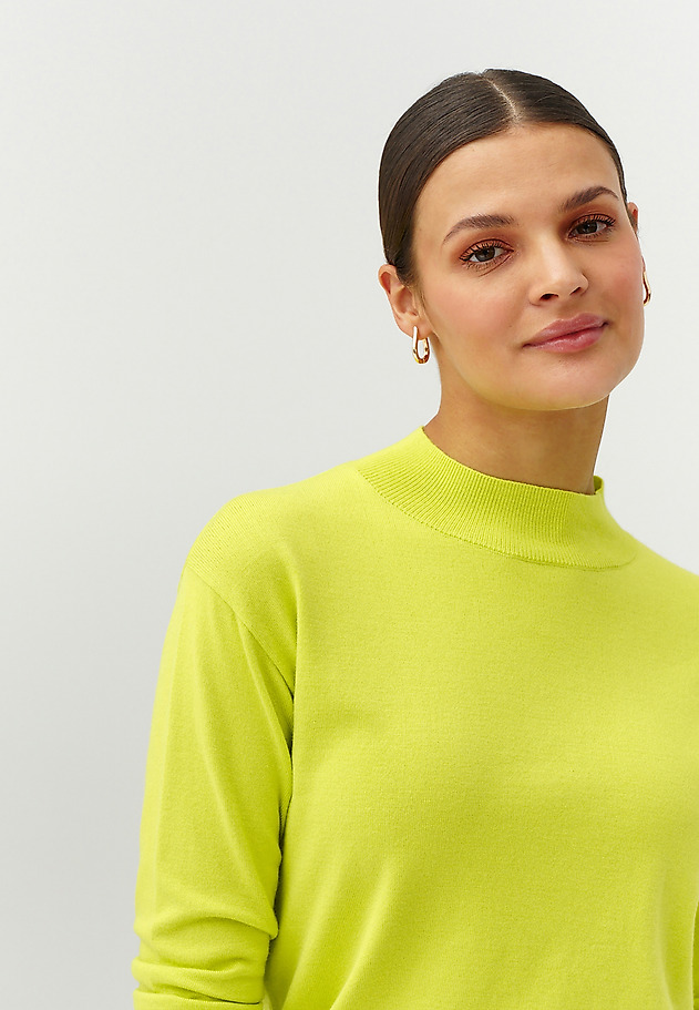 LADIES’ SWEATER WITH HALF-TURTLENECK - NAWIKO LADIES’ SWEATER WITH HALF-TURTLENECK - NAWIKO GREEN 5