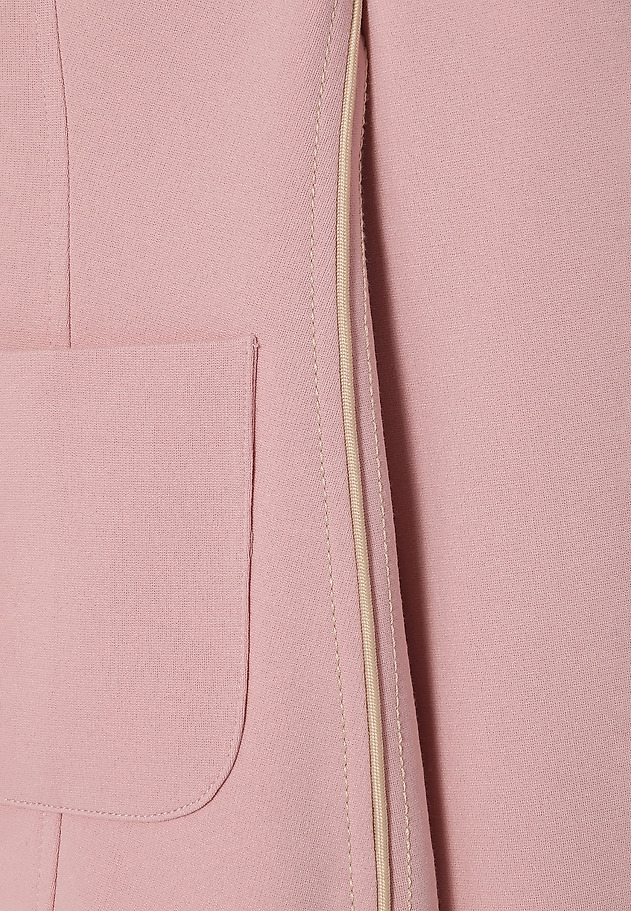 LADIES’ SINGLE-BREASTED BLAZER WITH DECORATIVE PIPING - DEDERI LADIES’ SINGLE-BREASTED BLAZER WITH DECORATIVE PIPING - DEDERI RÓŻOWY 8
