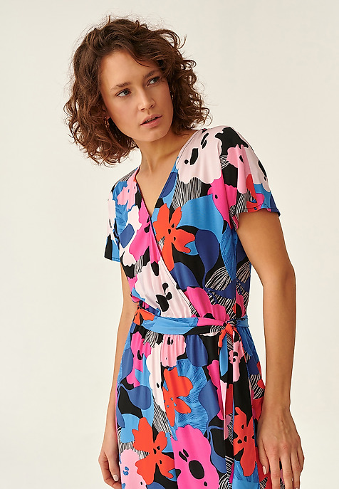 LADIES' OVERALLS IN FLOWER PRINT KOREKI MULTICOLOR 2