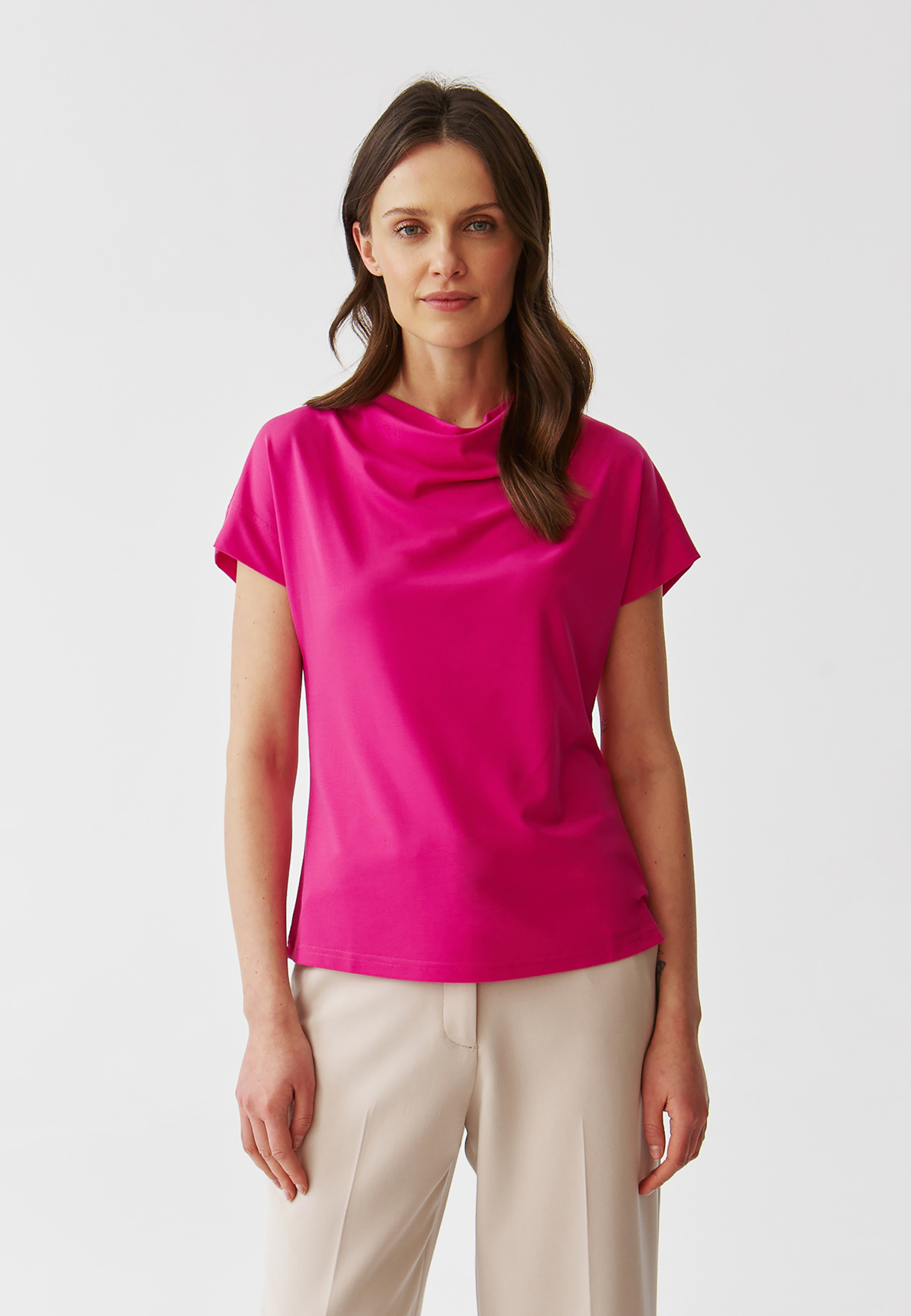 DÁMSKÁ ÚPLETOVÁ HALENKA S VODOPÁDOVÝM VÝSTŘIHEM - HAIDIKA