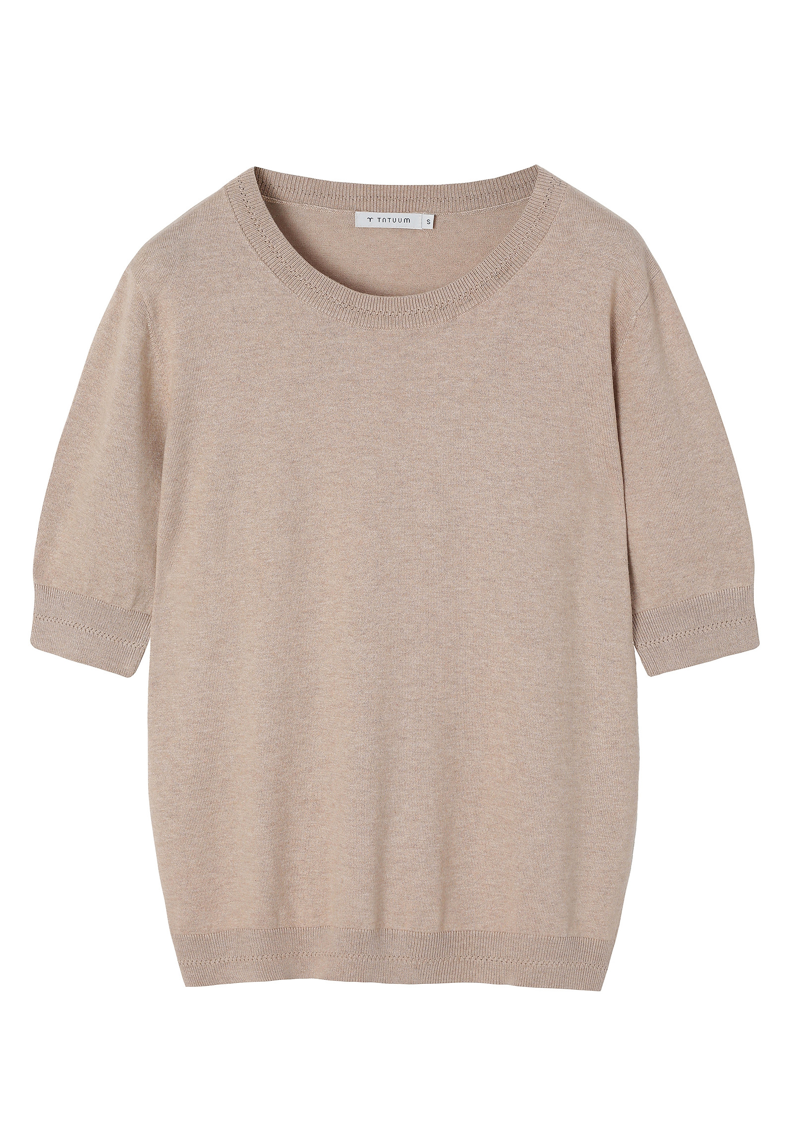 CLASSIC BLOUSE IN AIRY YARN - ALIWI CLASSIC BLOUSE IN AIRY YARN - ALIWI BEIGE 113135