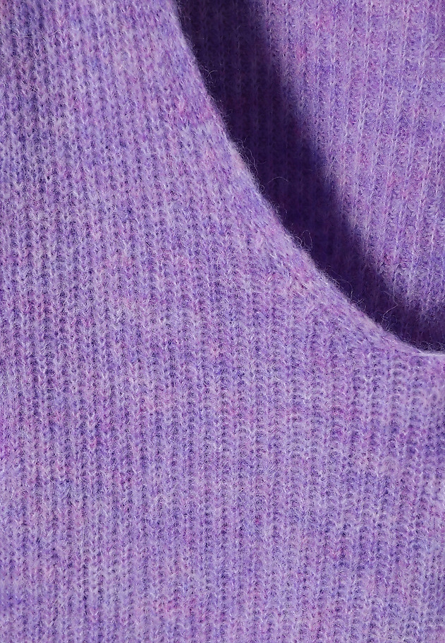 LADIES' CASUAL LONG SLEEVE SWEATER - SOLO 2 LADIES' CASUAL LONG SLEEVE SWEATER - SOLO 2 PURPLE 7