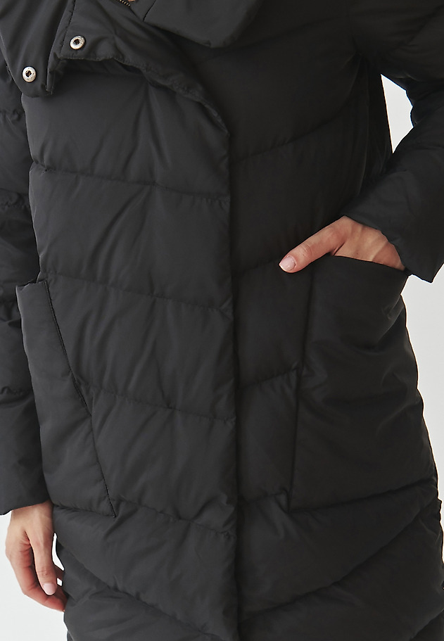 LADIES' FABRIC DOWN COAT — VIOLA LADIES' FABRIC DOWN COAT — VIOLA CZARNY 7