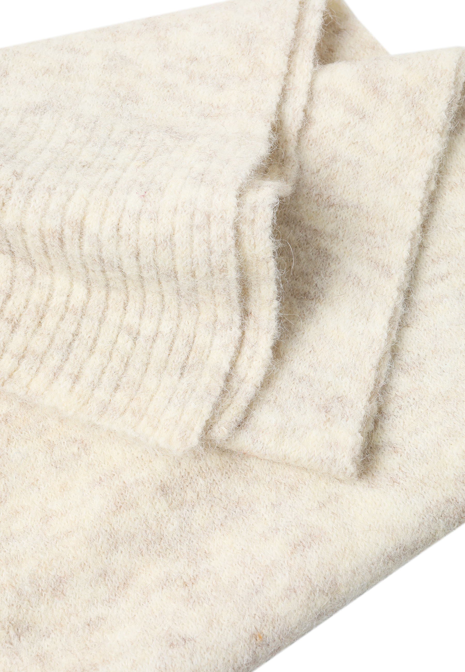 SZALIK Z DOMIESZKĄ WEŁNY - STORIV ECRU 2