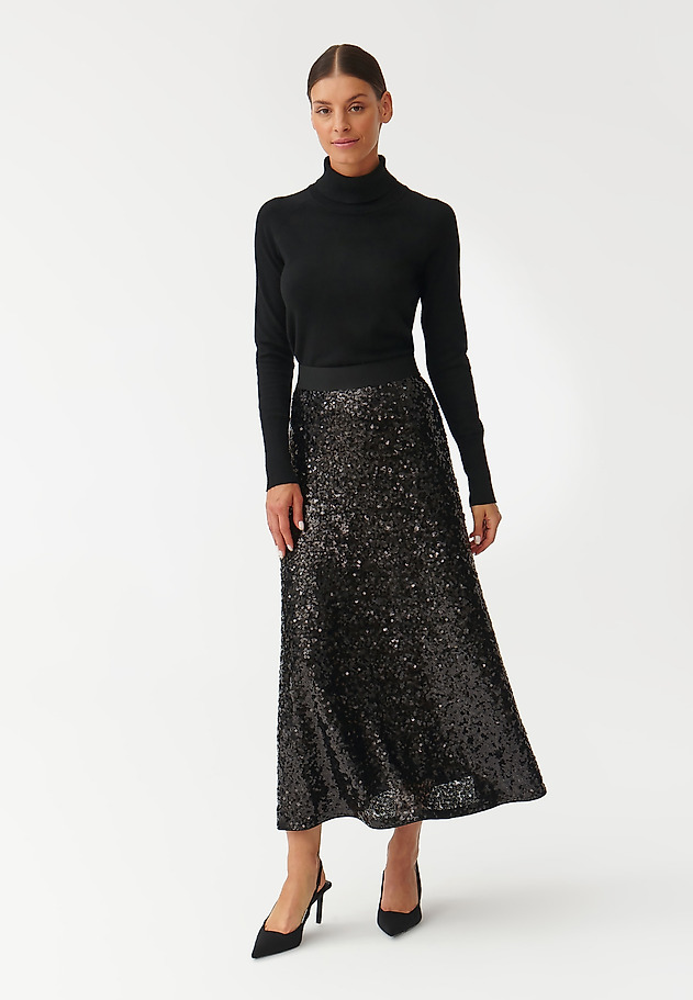 LADIES’ SEQUINED SKIRT ONITA LADIES’ SEQUINED SKIRT ONITA CZARNY 1