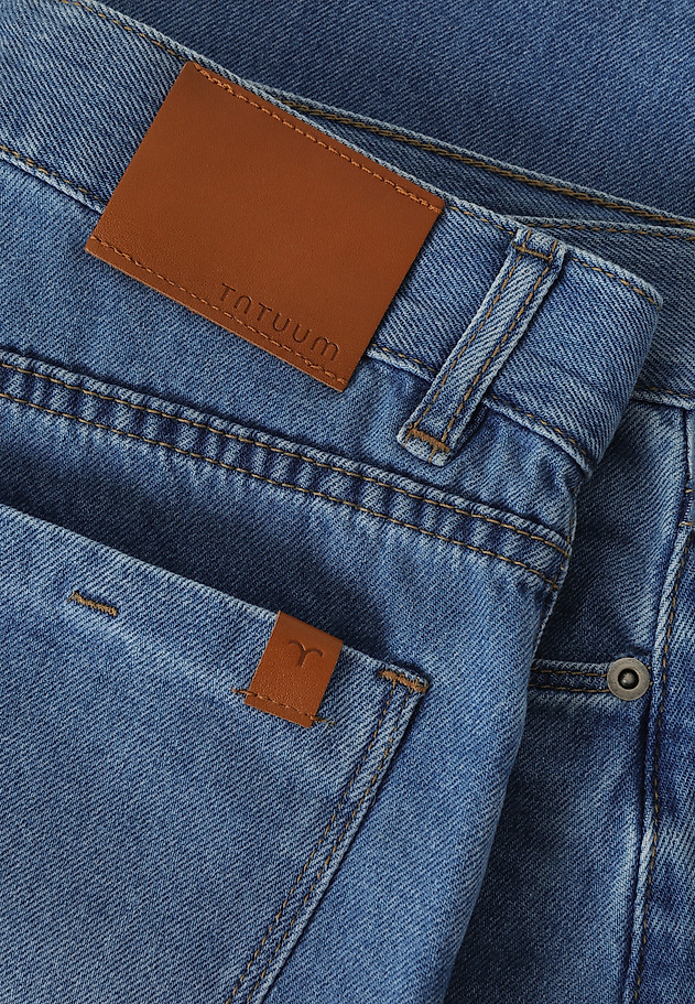 DENIM TROUSERS WITH WIDE LEG - RAVEY DENIM TROUSERS WITH WIDE LEG - RAVEY NIEBIESKI 6