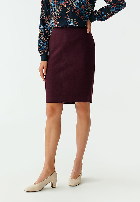 LADIES’ PENCIL SKIRT BOMIKO RED 2