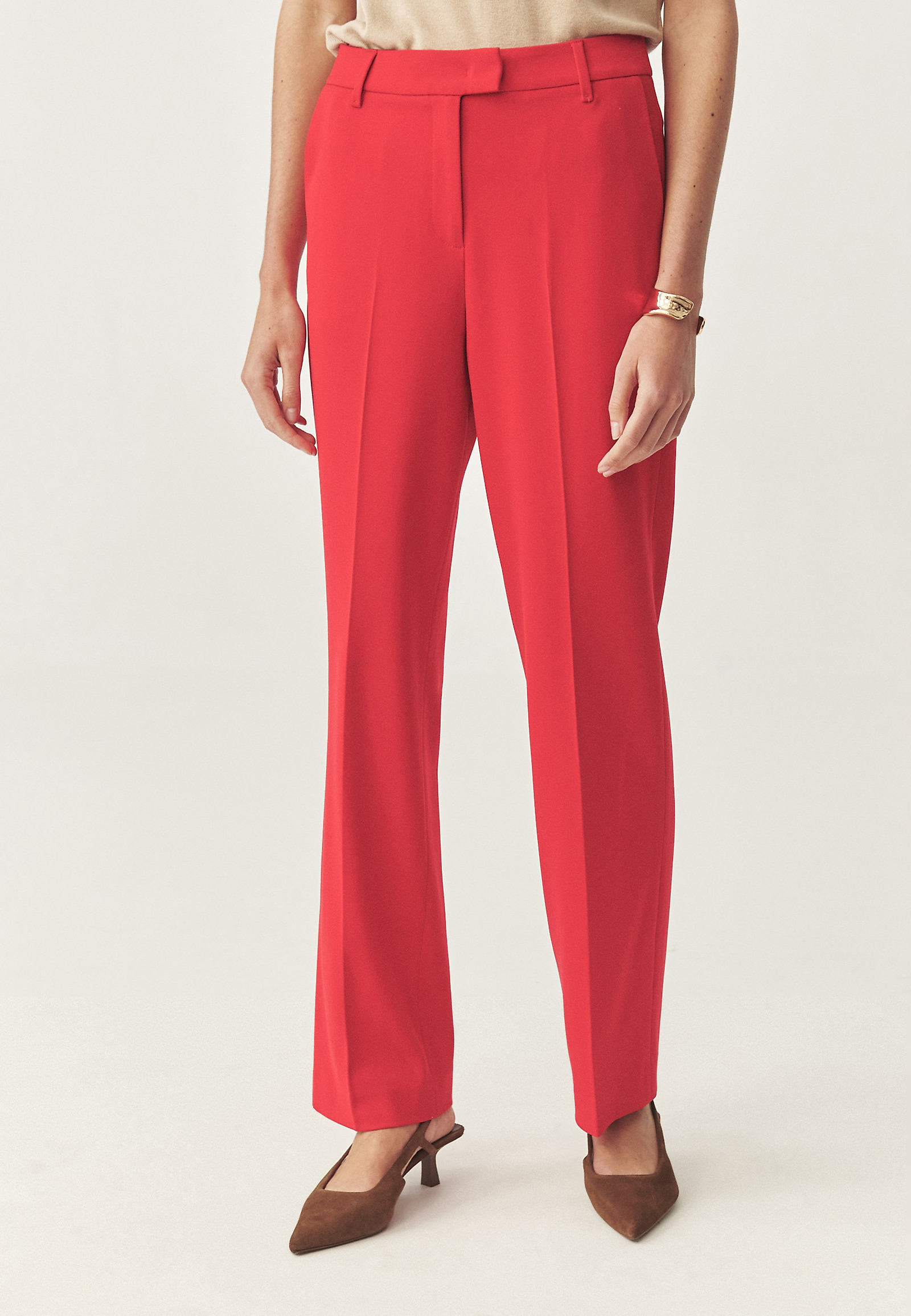 DÁMSKE OBLEKOVÉ NOHAVICE -SAS DÁMSKE OBLEKOVÉ NOHAVICE -SAS ČERVENÁ 113666