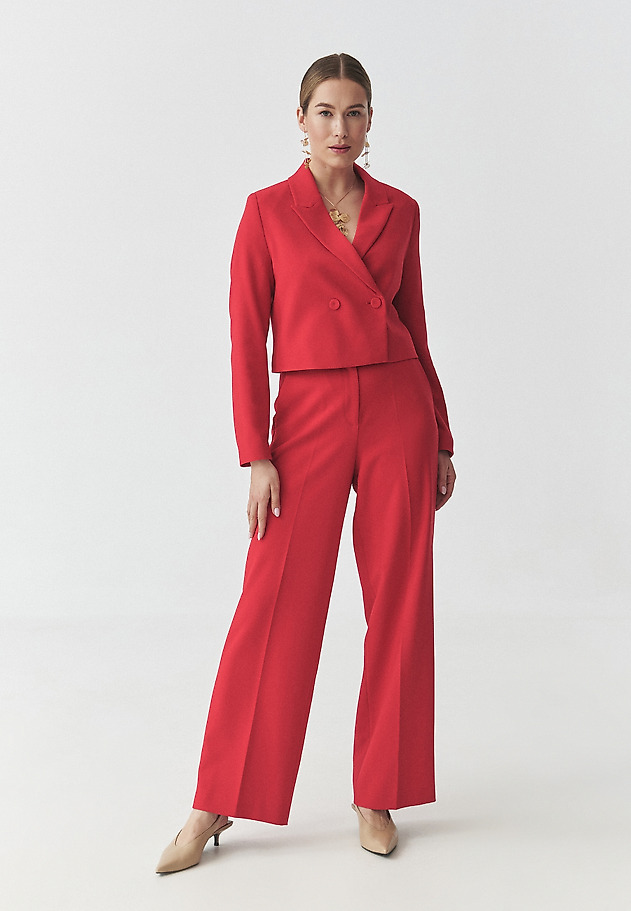 SUIT PANTS — MASDA 3 SUIT PANTS — MASDA 3 CZERWONY 1