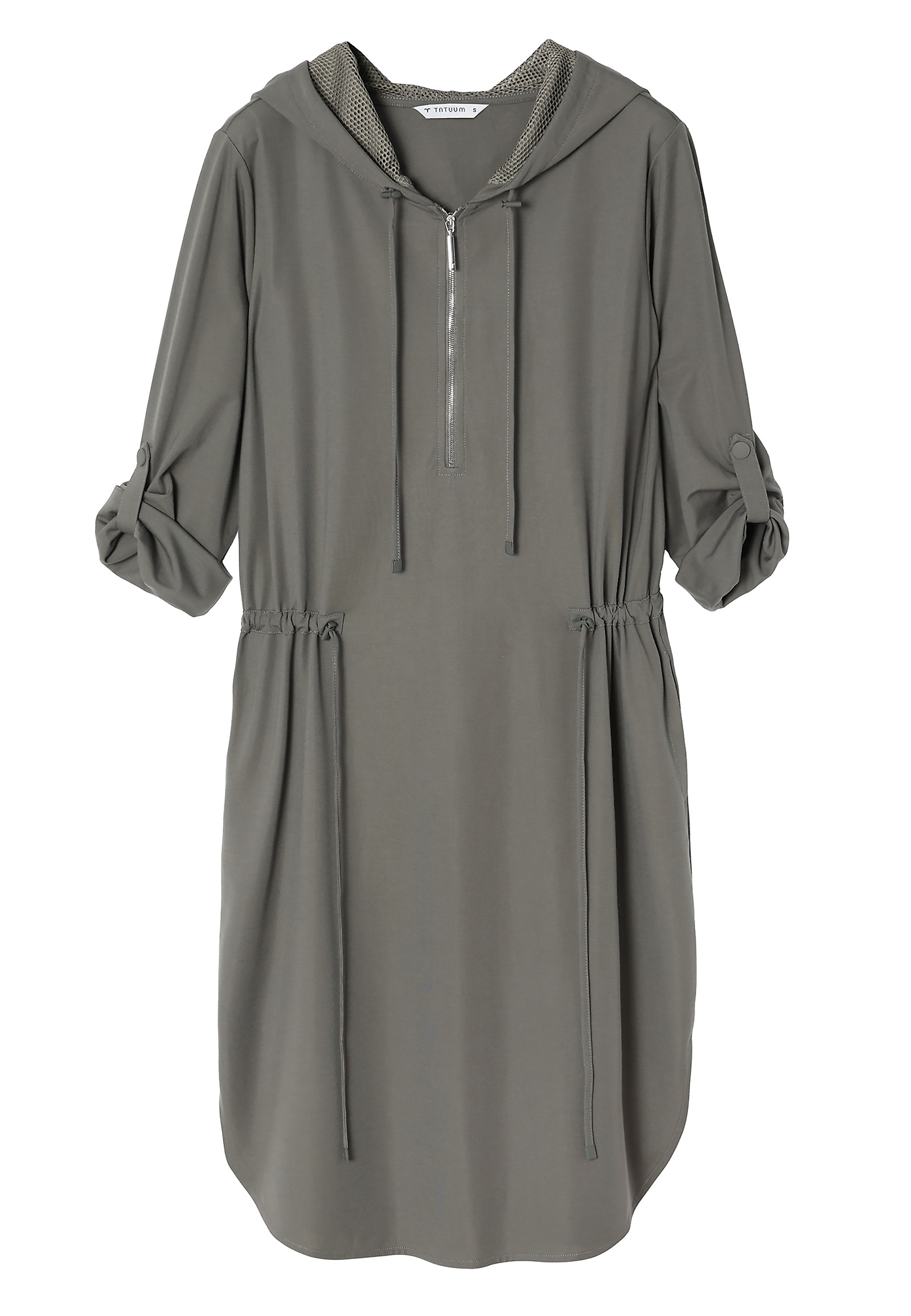 PRACTICAL LADIES’ DRESS WITH A HOOD - MOLOKO PRACTICAL LADIES’ DRESS WITH A HOOD - MOLOKO KHAKI 96166