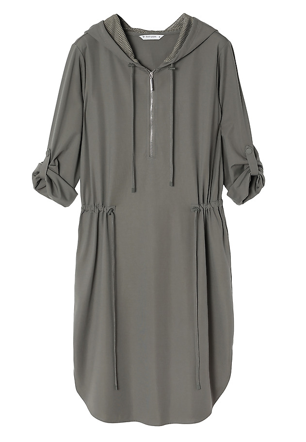 PRACTICAL LADIES’ DRESS WITH A HOOD - MOLOKO PRACTICAL LADIES’ DRESS WITH A HOOD - MOLOKO KHAKI 7