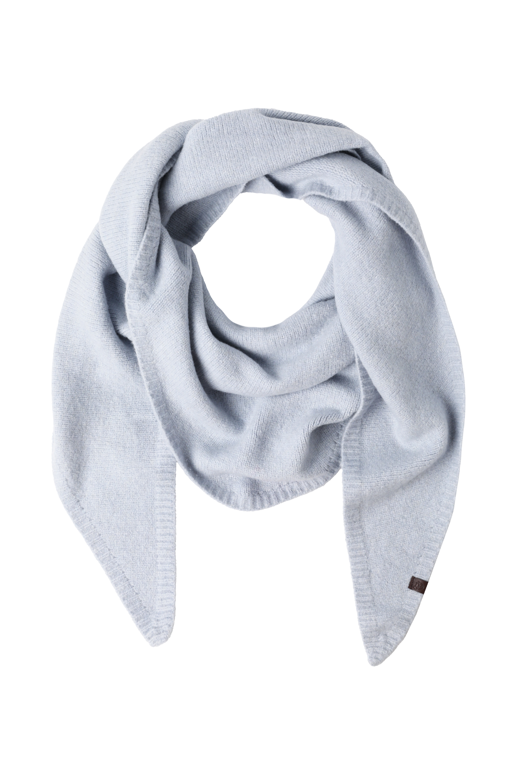 TROJUHELNÍKOVÝ ŠÁL S VLNĚNOU SMĚSÍ - SNUGA 2 MODRÁ 2