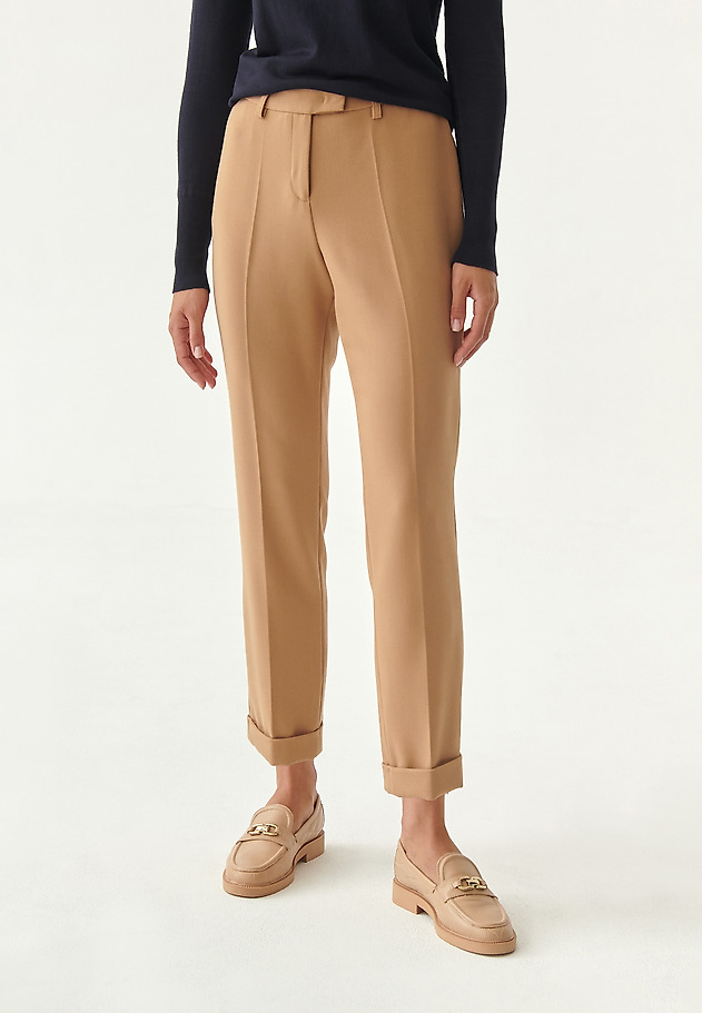 LADIES' TROUSERS MAXO LADIES' TROUSERS MAXO BEŻOWY 3