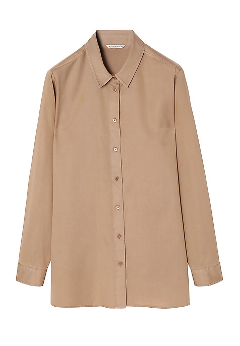 LADIES’ TUNIC-STYLE SHIRT - MALBA BEIGE 2