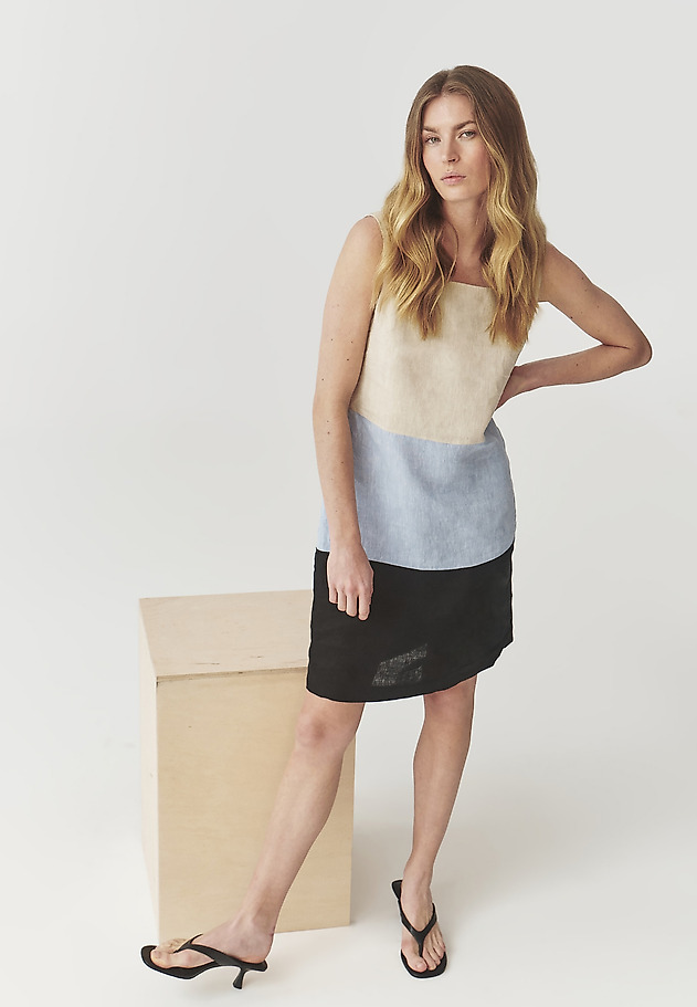 LADIES’ BREATHABLE SLEEVELESS DRESS - ROKNA 2 LADIES’ BREATHABLE SLEEVELESS DRESS - ROKNA 2 MULTIKOLOR 1