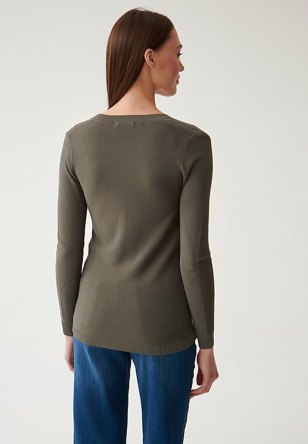 SWETER DAMSKI ZAPINANY NA GUZIKI PIMIKO SWETER DAMSKI ZAPINANY NA GUZIKI PIMIKO KHAKI 4