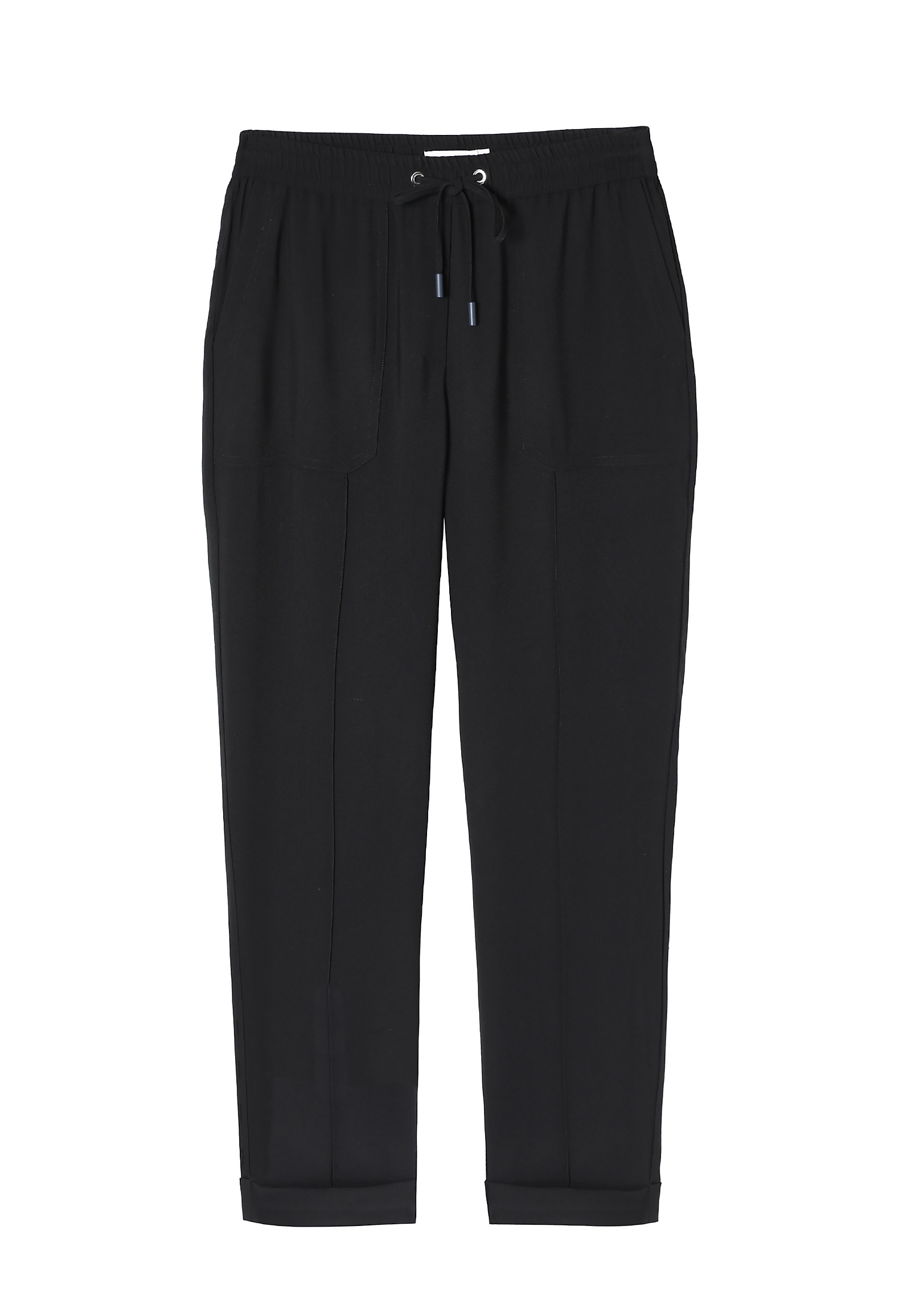 LADIES’ TROUSERS WITH TIED STRINGS - SUMIKO 1 LADIES’ TROUSERS WITH TIED STRINGS - SUMIKO 1 BLACK 98854