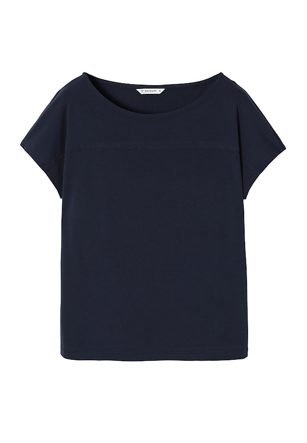 LADIES’ BLOUSE WITH MINI KIMONO SLEEVES - MANDINI LADIES’ BLOUSE WITH MINI KIMONO SLEEVES - MANDINI NAVY BLUE 6