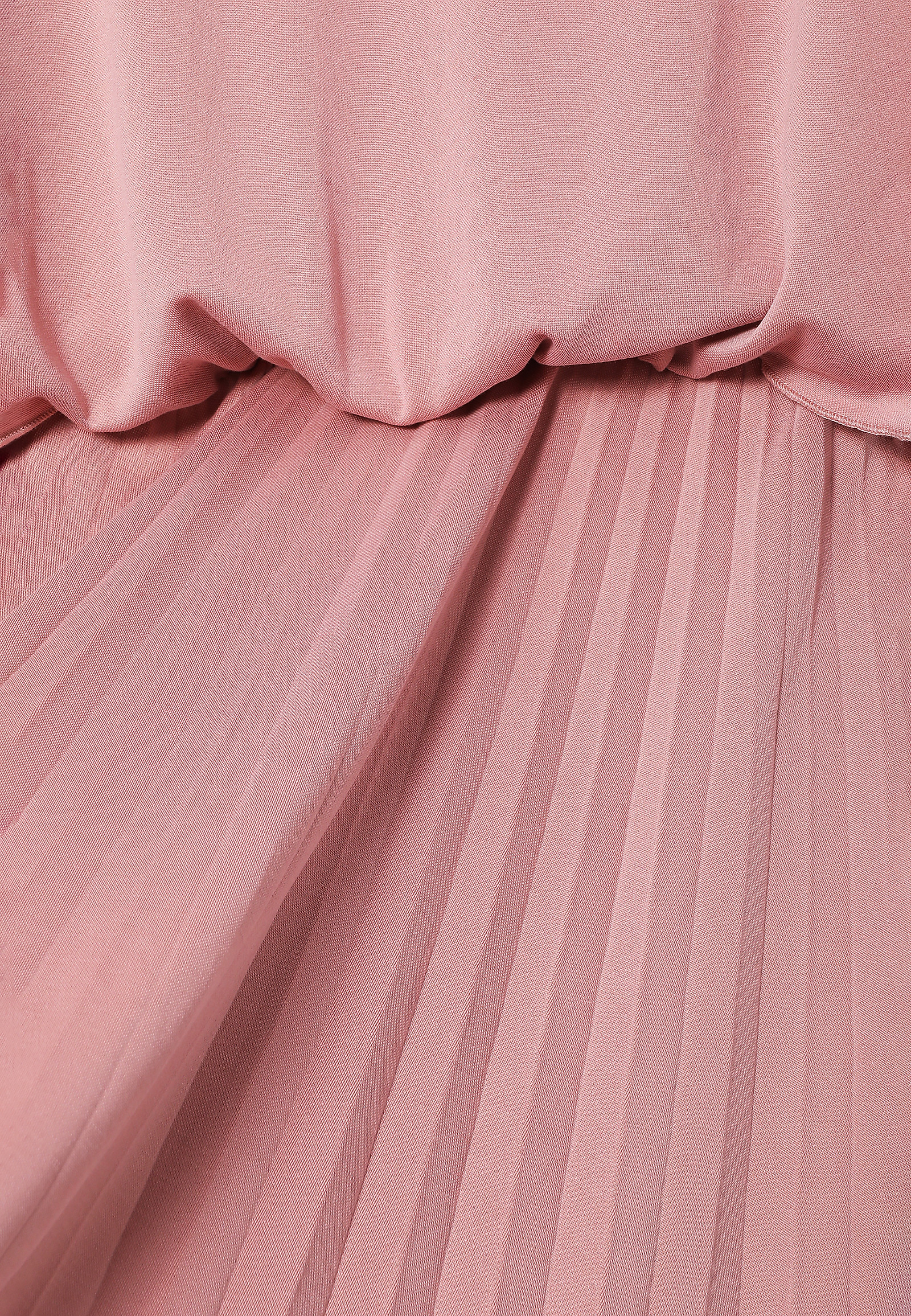 LADIES’ PLEATED SUNRAY MIDI SKIRT WITH V-SHAPED NECKLINE AT THE BACK - GAJA LADIES’ PLEATED SUNRAY MIDI SKIRT WITH V-SHAPED NECKLINE AT THE BACK - GAJA PINK 96476