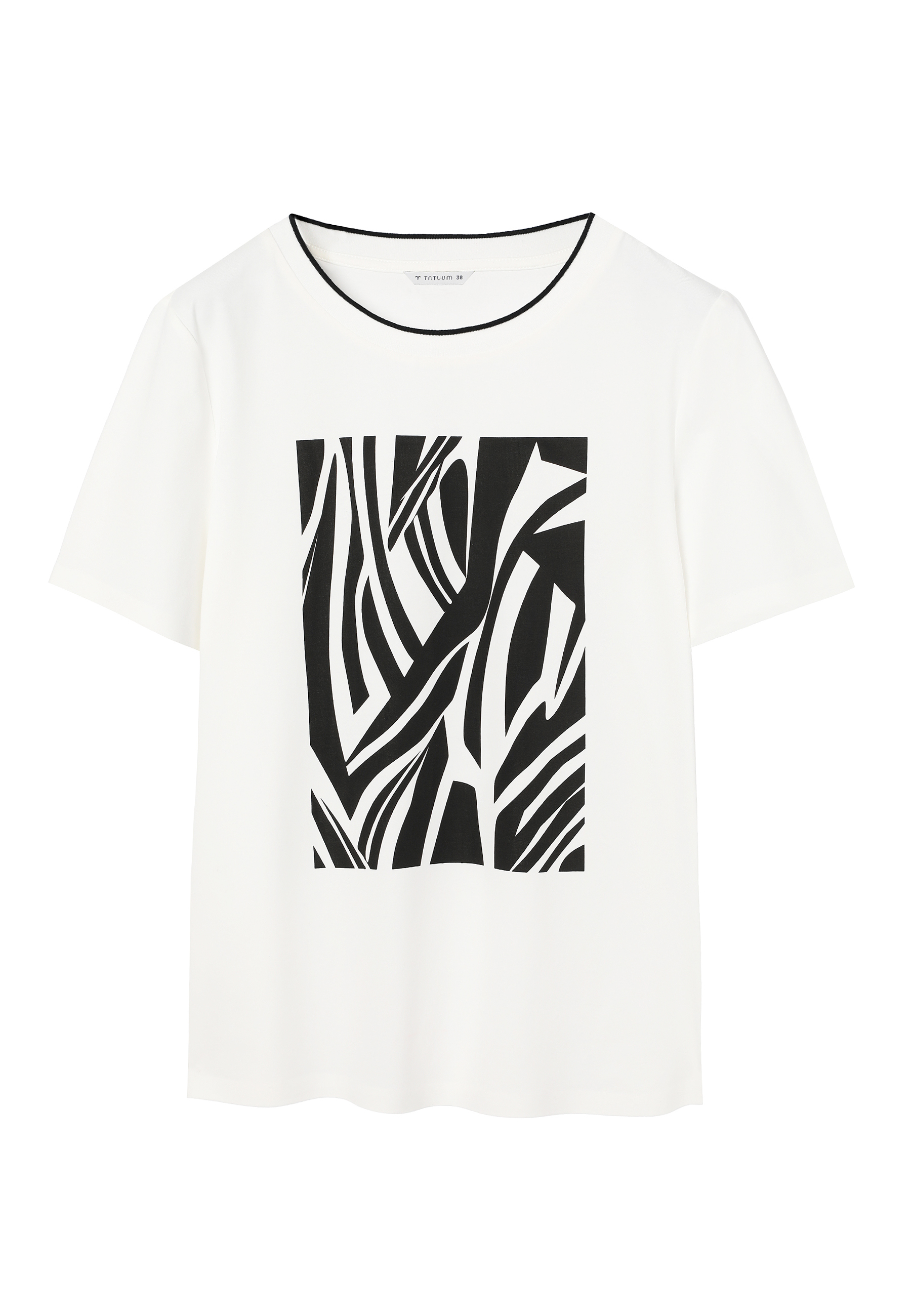 BLUZKA Z AUTORSKIM NADRUKIEM - TONO BIAŁY 2