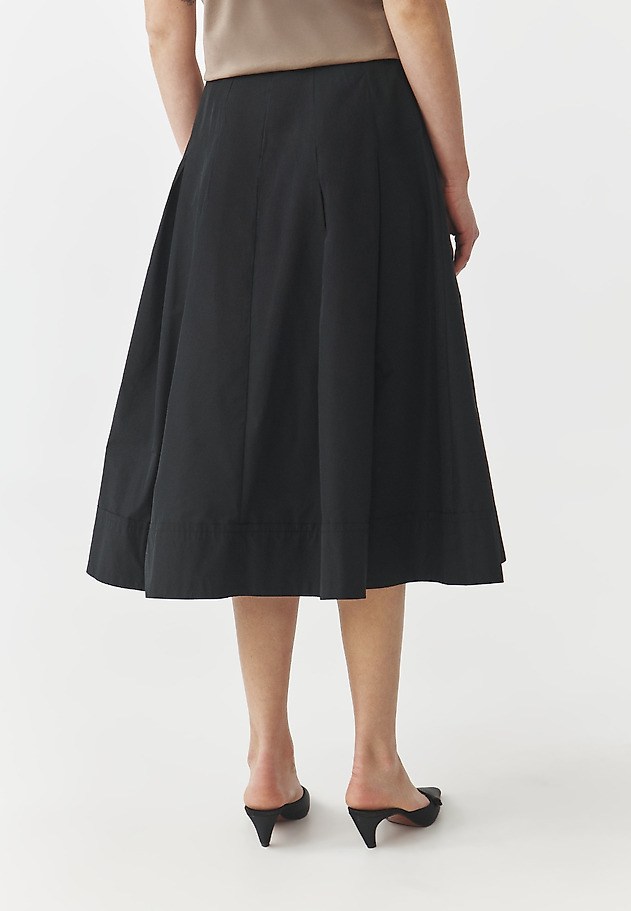 TAFFETA FLARED SKIRT — TAFTIKO TAFFETA FLARED SKIRT — TAFTIKO CZARNY 3