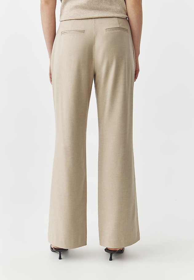 WIDE-LEG TROUSERS — TOTI WIDE-LEG TROUSERS — TOTI BEŻOWY 3