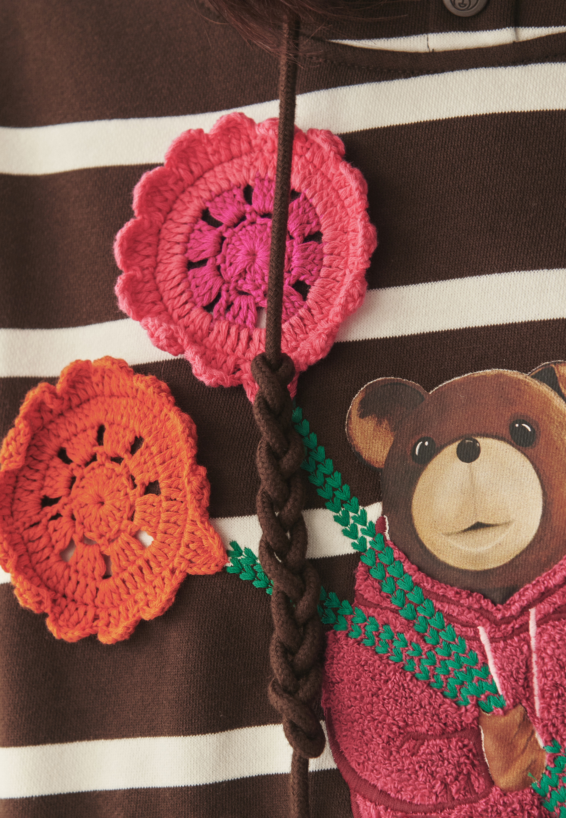 BAWEŁNIANA BLUZA W PASKI - MAORO 1 MULTIKOLOR 2