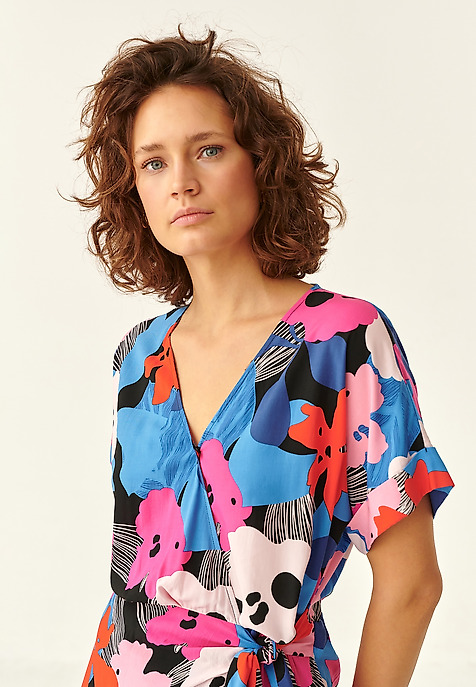 ROCHIE DIN ȚESĂTURĂ IMPRIMATĂ NANKO 1 MULTICOLOR 2