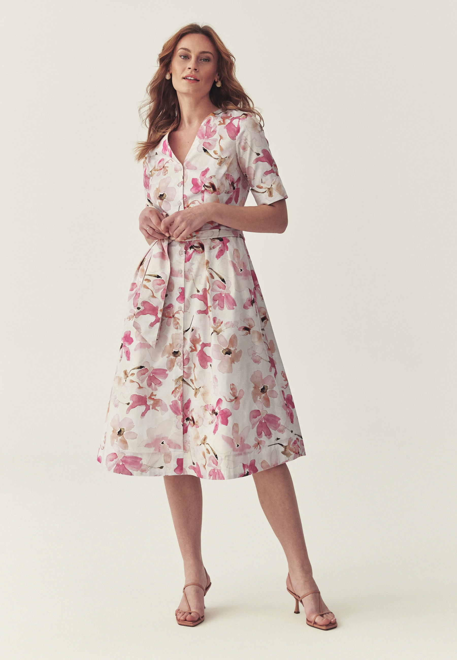 BAVLNOVÉ ŠATY S KVĚTY - NICKI