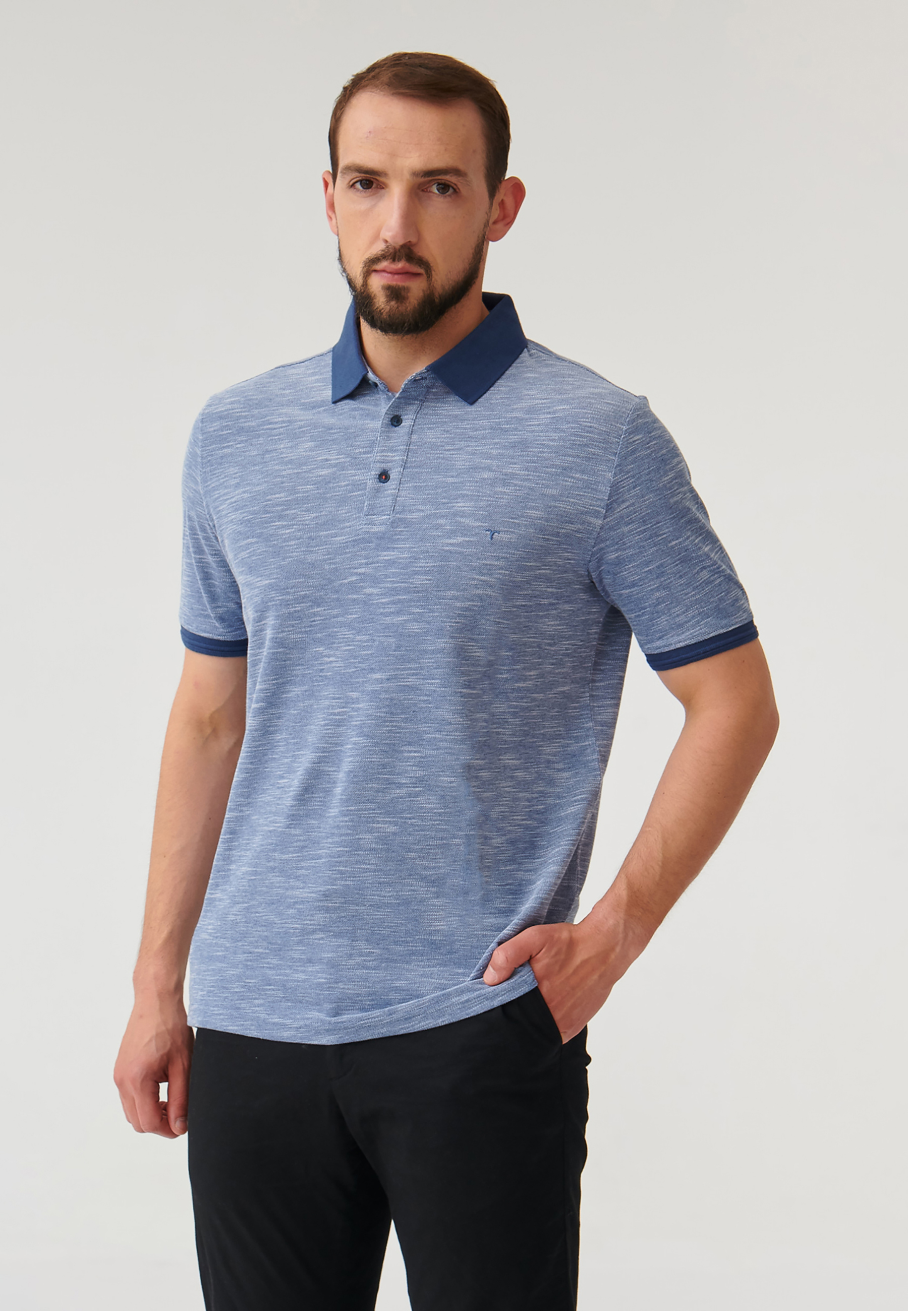 TRICOU POLO TRICOTAT PENTRU BĂRBAȚI JAY 1