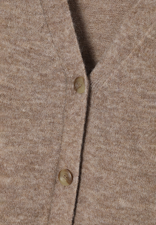 LADIES' JUMPER WITH BUTTONS AND A V-NECK — AUTUMN LADIES' JUMPER WITH BUTTONS AND A V-NECK — AUTUMN BEŻOWY 5