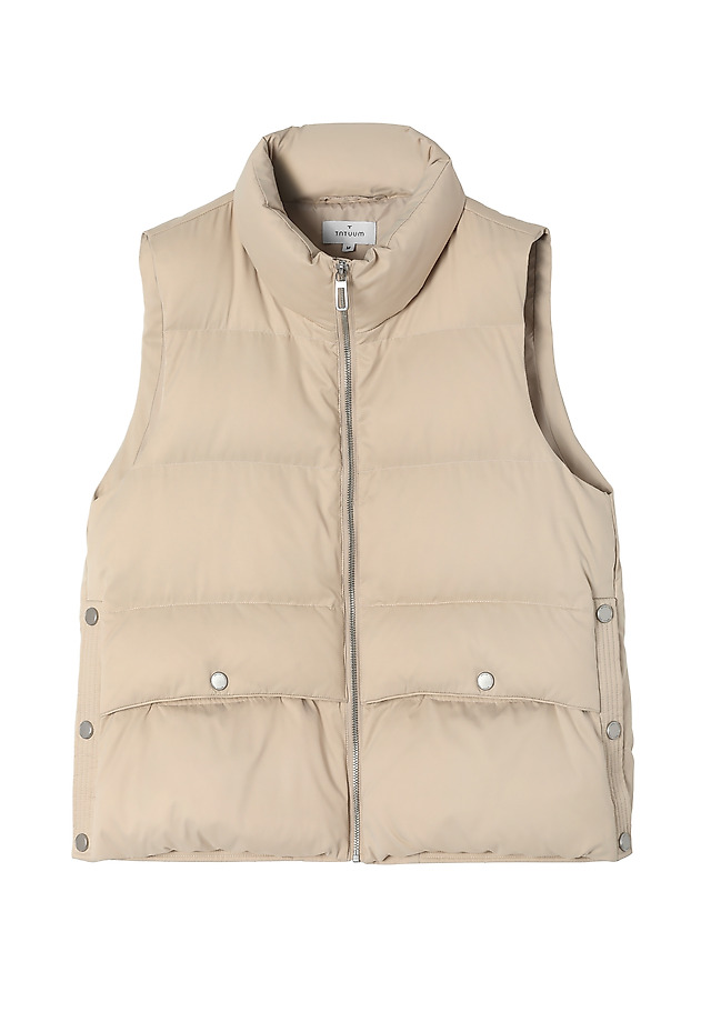 LADIES' PUFF SHORT WAISTCOAT - TREK LADIES' PUFF SHORT WAISTCOAT - TREK BEŻOWY 7