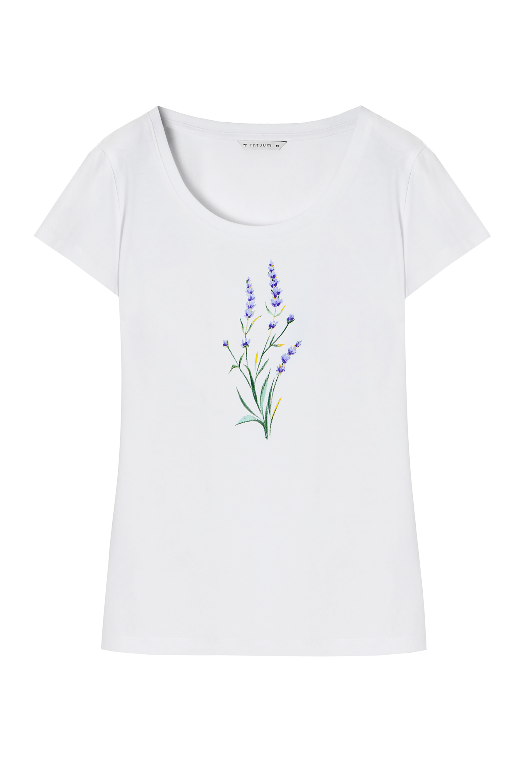 T-SHIRT DAMSKI Z NADRUKIEM ANTONIA 1 BIAŁY 2