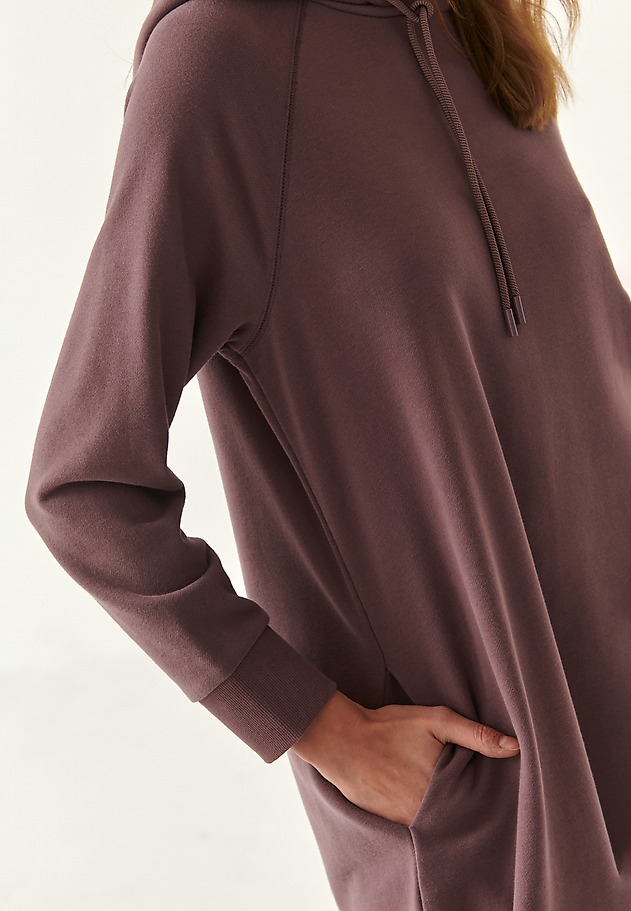 DRESS WITH A HOOD ASPENA DRESS WITH A HOOD ASPENA PURPLE 5