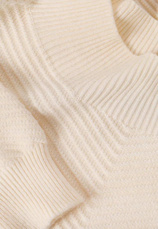 CASUALOWY SWETER Z PÓŁGOLFEM - IRISA CASUALOWY SWETER Z PÓŁGOLFEM - IRISA BEŻOWY 7