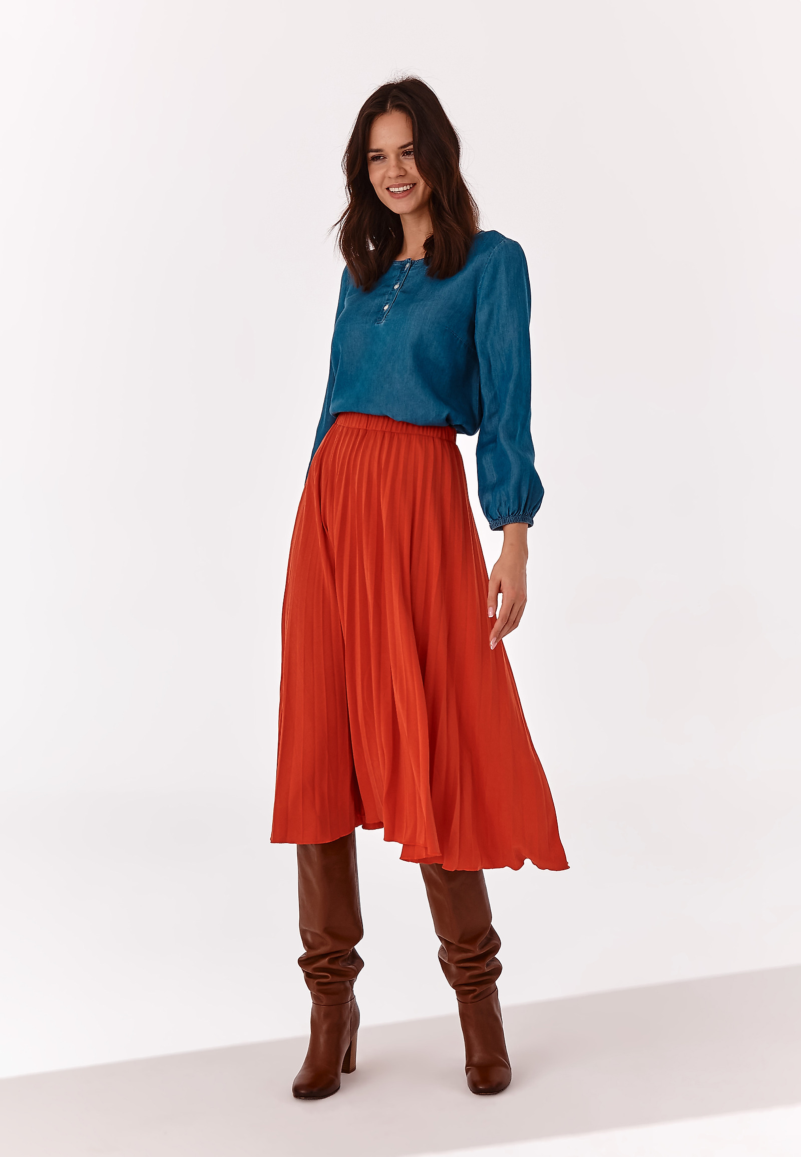 BLUZKA DAMSKA LETIANA 2 BLUZKA DAMSKA LETIANA 2 NIEBIESKI 75325