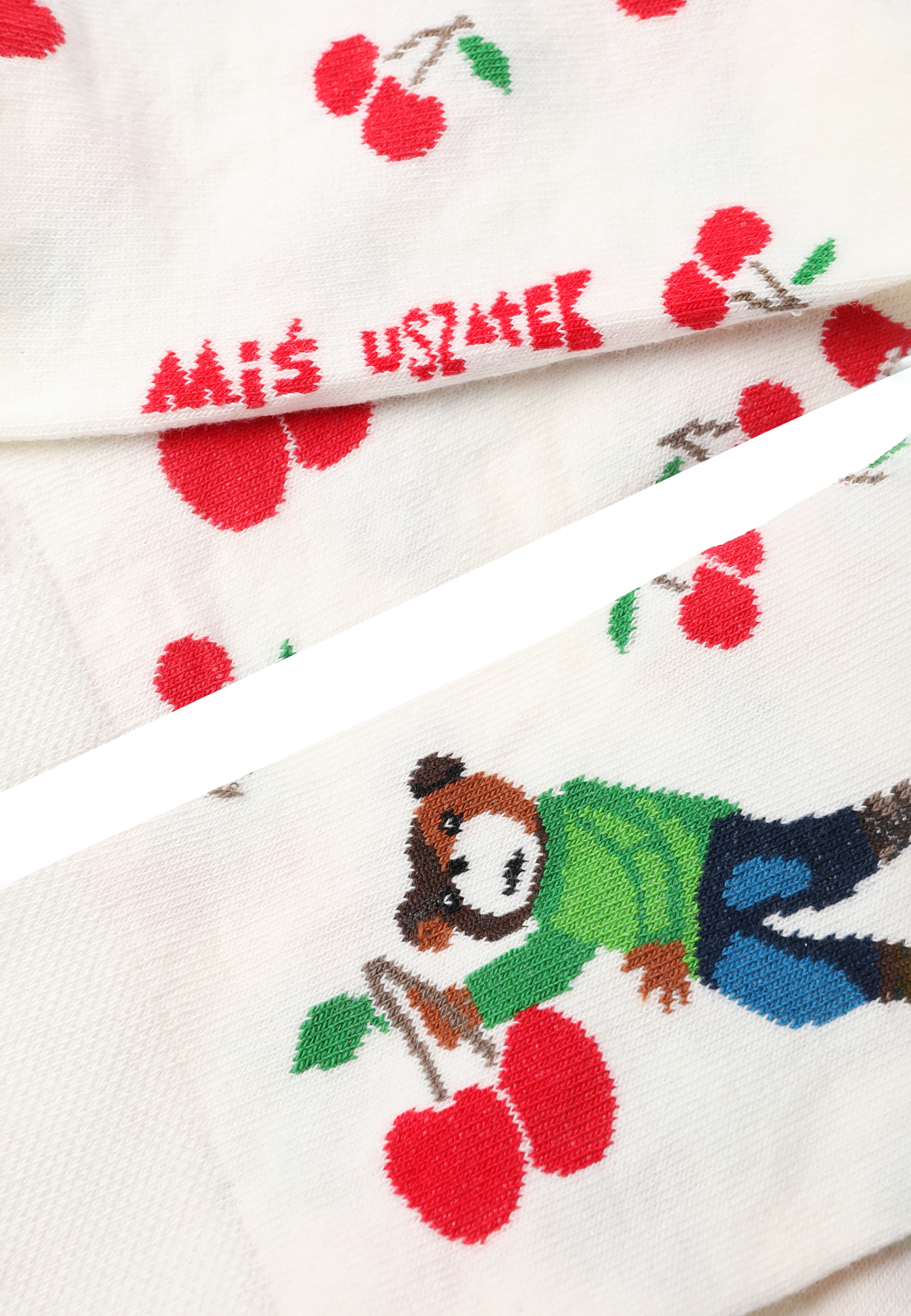 SKARPETKI DAMSKIE Z MISIEM USZATKIEM — MISIETKI 6