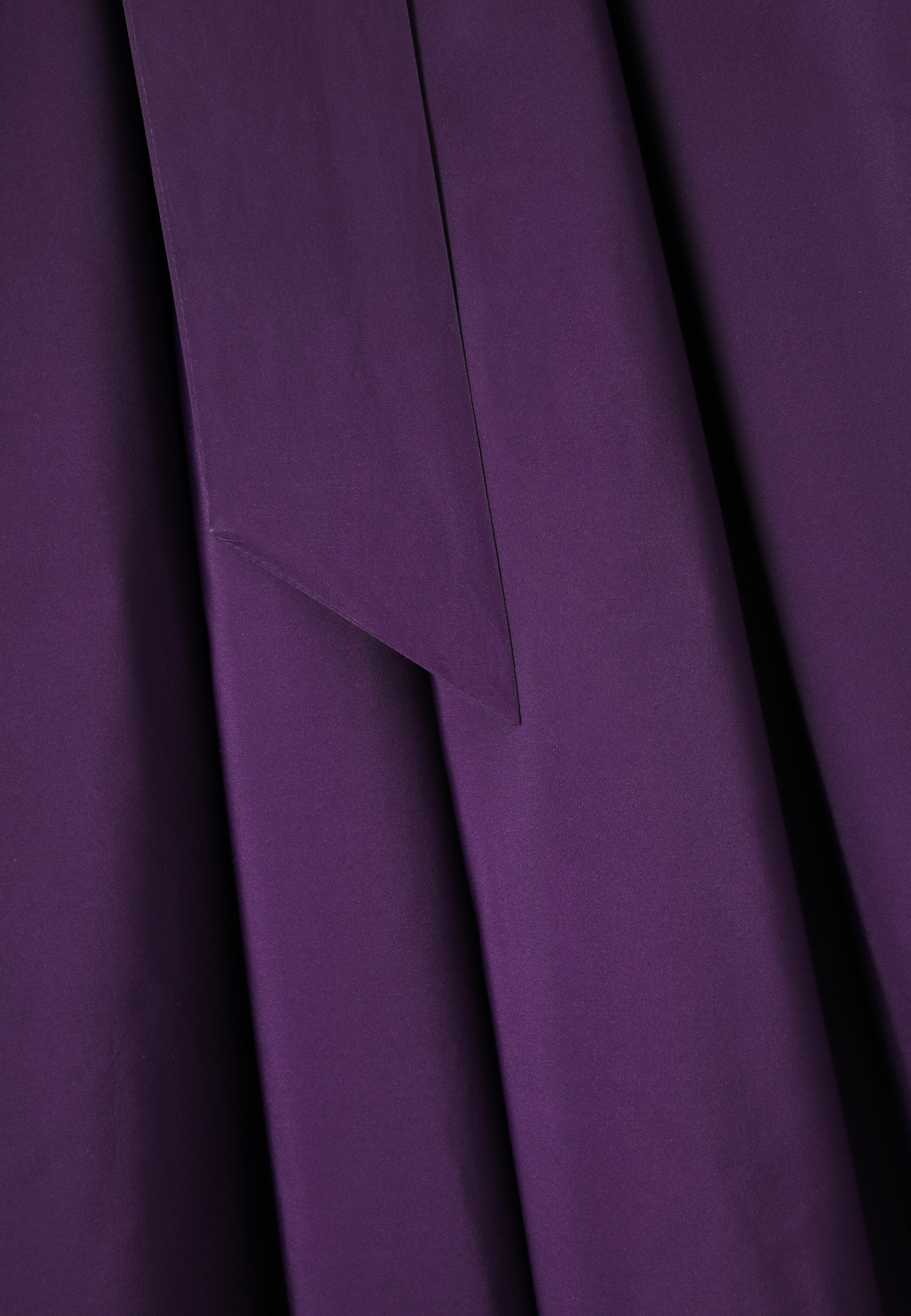 FIALOVÁ TAFTOVÁ MIDI SUKNĚ – TAFTANI