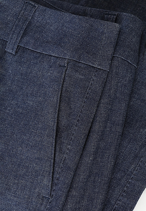 LADIES’ CLASSIC DENIM TROUSERS - MALOKO BLUE 2