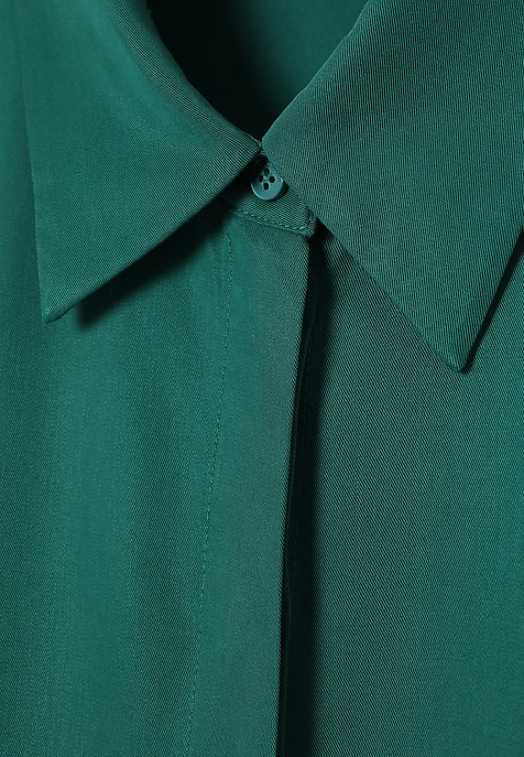 CLASSIC LYOCELL SHIRT - NIKALI GREEN 2