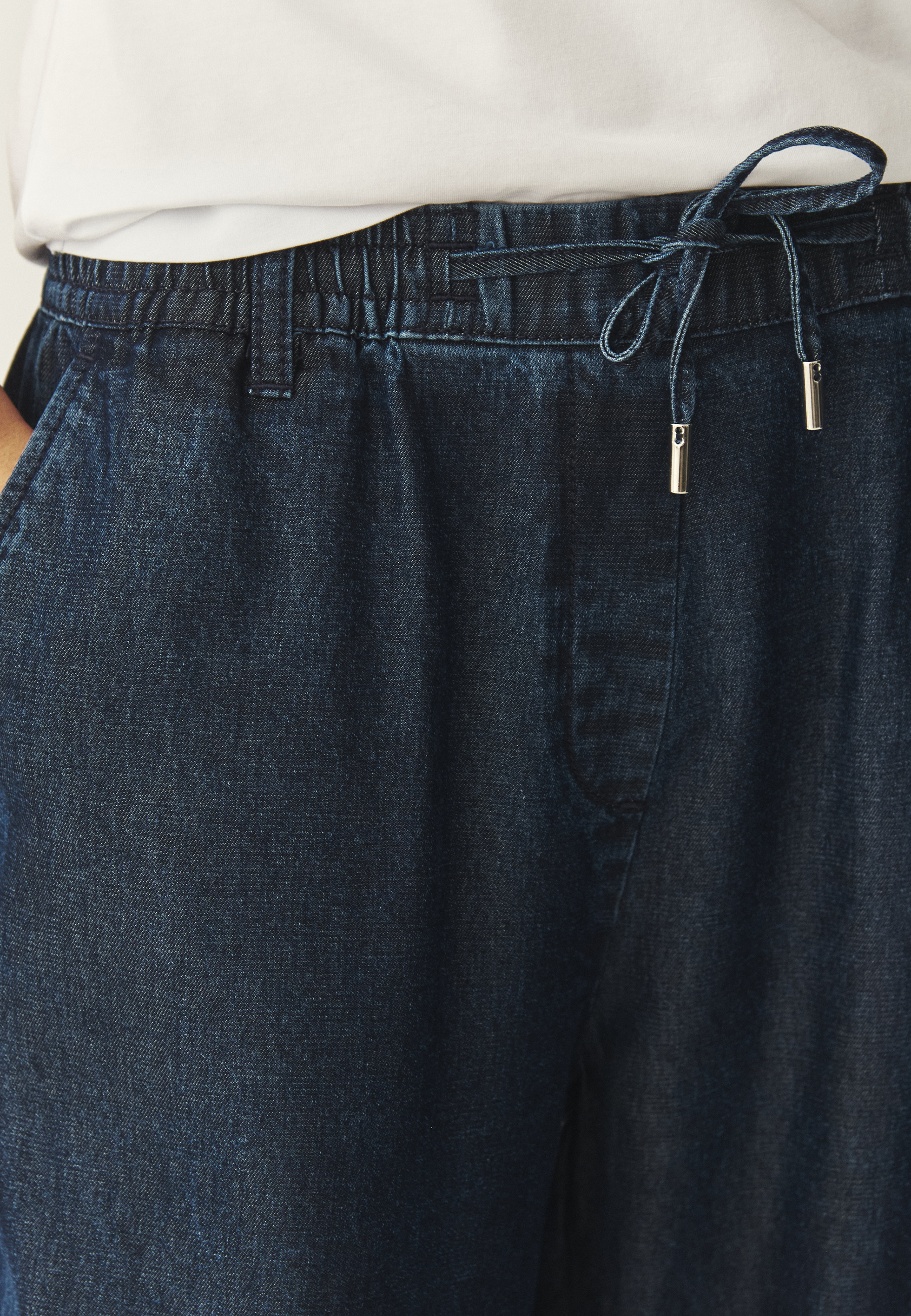 TKANINOWE SPODNIE Z LYOCELLU - NIMIK 2