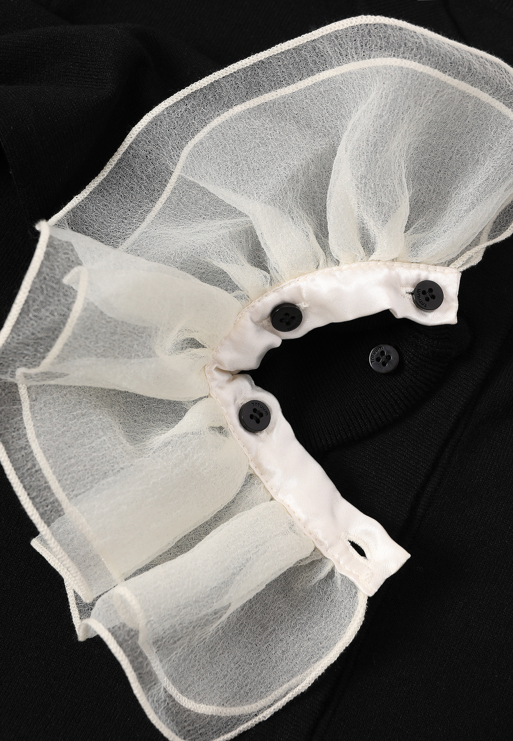 ŽENSKI PULOVER Z ODPORNIMI MANŠETAMI - ELIZABETH ČRNA 2